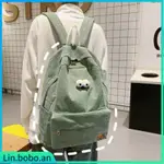 WINTER CORDUROY BACKPACK FEMALE CASUAL STUDENT SCHOOL BAG LA