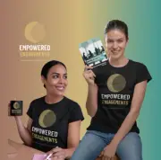Empowered Engagements: A Networking Autograph Collection Book, Card and T-Shirt