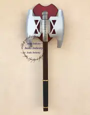 LOTR Gimli's Axe Battle Ready Gimli Silver Axe With Display Wall Plaque