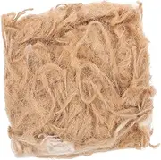 GANAZONO 40G Natural Bird Nesting Material Organic Jute Bedding for Canary Hummingbird Finch and Parakeet Safe Comfortable Nesting Supplies for Pet Birds