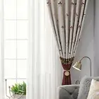 Sheer Drapes Decorative Star Print Star Print Window Curtain Simple