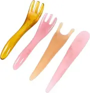 PEPLAYTAL 4Pcs Massage Board Kit Plate Claw Scraping Board Beeswax Massage Tool for Body Relief and Smooth Surface for Skin Safety