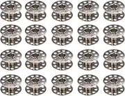 20Pcs Metal Sewing Machine Bobbins Spool for Brother Janome Singer Elna Bernina Toyota