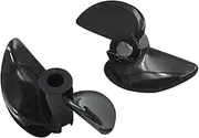 Vaveren 2 Pieces Underwater RC Boat Propellers 3mm Shaft Outboard Propellers Props Spare Parts, 32mmx3mm