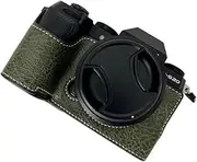 Green,PU Leather Camera Portable Case Bag, Retro Camera Protective Half Case for Fujifilm XS20 Camera - 5 Colours