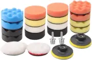3''(80Mm) Drill Polishing Kit, 22Pcs Car Polishing Foam Buffing Pads for Drill,
