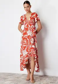 在飛比找ZALORA購物網優惠-Wrap Midi Dress