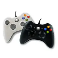 在飛比找Yahoo!奇摩拍賣優惠-PC可用 XBOX360 主機專用 副廠控制器 有線手把 【