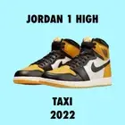 Size 13 - Nike Air Jordan 1 Retro OG High Yellow Toe Taxi (555088-711) NEW