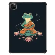 iPad Pro 11-inch (3rd/4th gen) iPad Impact Case Meditation Frog