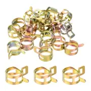 ID 15.7mm 5/8inch Fuel Line Hose Clips,Pipe Clamps,Spring Hose Clamp,20PCS
