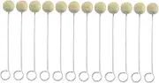 OHPHCALL 30pcs Wool Ball Applicators for DIY Staining and Dyeing Tool for Leather Goods Soft Wool Brush for Even Dye Distribution and Crafting Projects