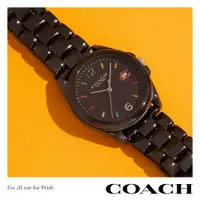 在飛比找PChome24h購物優惠-COACH Greyson 彩色刻度C字陶瓷女錶-36mm 