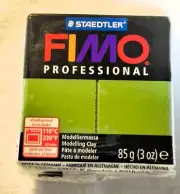 STAEDTLER-Fimo Professional Soft Polymer Clay, 3oz (85g)- LEAF GREEN 8004-57