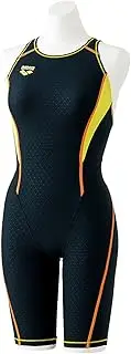 [arena] SAR-8100W BKYO XO Women's Tuff Suit Half Spats Wear Straps Tough Skin Stretch for Practice