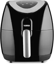 [Tower] Vortx T17024 Digital Air Fryer Oven with Rapid Air Circulation and 60 Min Timer, 4.3 Litre, Black
