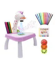Brand New Unicorn Drawing Projector Table with Lights and Music