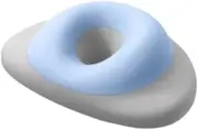 Perfk Face Down Pillow Neck Support Cushion Comfort Ergonomic Head Rest Support Napping Pillow Salon Massage for Desk Beauty Salon, Blue