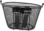 GANAZONO Metal Wire Bicycle Basket Front Handlebar Storage for Heavy Duty Design for Bikes and Scooters for Outdoor Family Fun