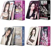 FOURBOM 4Pack/220Pcs Baby Monster Photocards Set: 110PCS DRIP & 110PCS Forever Album K-POP Lomo Cards Merch for Fans
