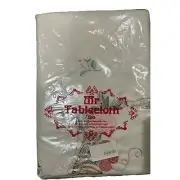 Mr Tablecloth 72 X 72 Brand New Red & Gold Flowers Vintage Timeless Luxury