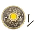 Modern Design Bronze Metal Doorbell Push Button LED Lighted for Convenience