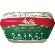 Melitta 8-12 Cup Brown Basket Coffee Filter (100-Pack) 62994 Melitta 62994