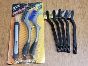 8 Pc USA Made Plastic 8"Mini Wire Brush Set and Detailing Brushes