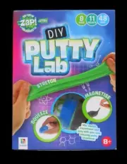 New Zap DIY Putty Lab Creation Kit Toy Craft Activity 11 Projects 8+