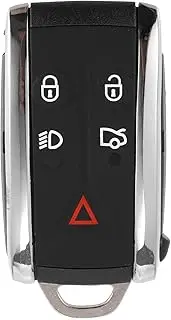 X AUTOHAUX 315MHz Smart Proximity Keyless Entry Remote Key Fob for for Jaguar XK 2014-1015 for Jaguar XKR 2007-2014 for Jaguar XF 2009-2013 for Jaguar XK8 2007-2010 5 Buttons with door key
