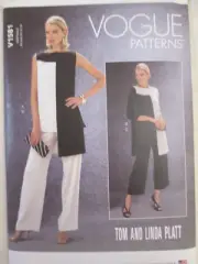 Vogue 1581 Tom and Linda Platt American Designer Easy Tunic Pants Pattern 6-14