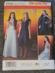 Simplicity 1246 Costume Sewing Pattern Sz's 6-12 Uncut & Unused