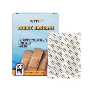 BROWN ELASTIC FABRIC ADHESIVE BANDAGES, PLASTER