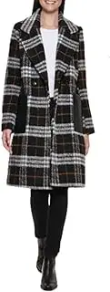 [Calvin Klein] Women's Notch Collar Double Breast Patch Pocket Jacket