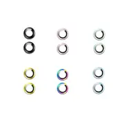 For Apple iPhone 15/15 Plus Camera Lens Protector Glass Screen Metal Ring