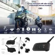 6Rider Motorcycle Bluetooth Intercom Headset Helmet Interphone Communicator IP65