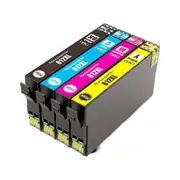 4pcs Ink Cartridges Compatible with EPSON WF7830/7840/4830/3820 - 812XL