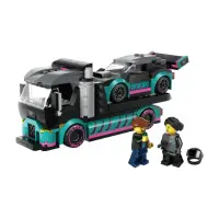 在飛比找momo購物網優惠-【LEGO 樂高】Lego樂高 賽車和汽車運輸車 60406