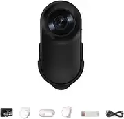 GoSnap - 1080P Thumb Action Camera, Wearable Mini Gosnap Body Camera with 360° Rotation Spring Clip, Mount Anywhere (Black,16g)