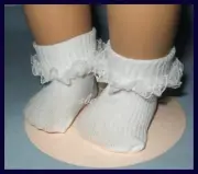 Lace Trim Ankle SOCKS Anklets fit TERRI LEE Bitty Baby