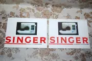 2-Book Library of Service Manuals for Singer Sewing Machines of Class XL-100