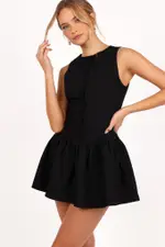 [PUP29] Ruth Mini Dress - Black XS black