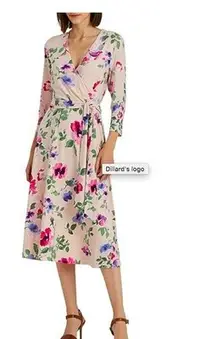 在飛比找Yahoo!奇摩拍賣優惠-Ralph Lauren Floral Print V-Ne