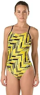 [Speedo] Women's Swimsuit One Piece Endurance+ Free Back Printed Adult Team Colors-Discontinued