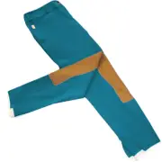 Tailored Sportsman Trophy Hunter Breeches - Peacock w/ Tan Patches