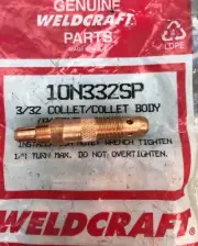 Weldcraft 10N332SP Combination Collet and Collet Body WP17 WP26 oem WP18 3/32