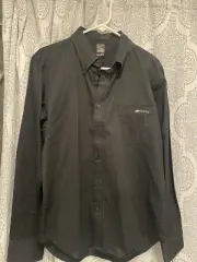 Designer Paul Frank Men’s Button Down Shirt Black Sz M-NWT
