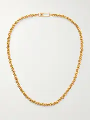 [Alighieri] Alighieri - Gold-plated Beaded Necklace - One size One size Gold