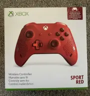 Xbox Sport Red Special Edition Wireless Controller One Series X + PC Rubberized