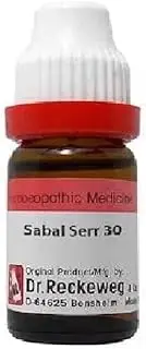 Dr. Reckeweg Sabal Serrulata 30 CH (11ml)- Pack Of 1 Bottle & (Free St. George’s Homeopathic ALOE VERA OINTMENT (1 pcs of 10g) - Moisturizer for Dry Skin with Every Order)